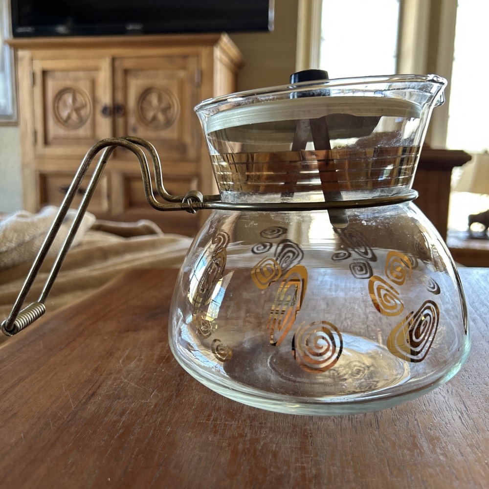 Vintage Mid Century Modern (MCM) Flameproof Glass Coffee Carafe by Jet-O-Matic
